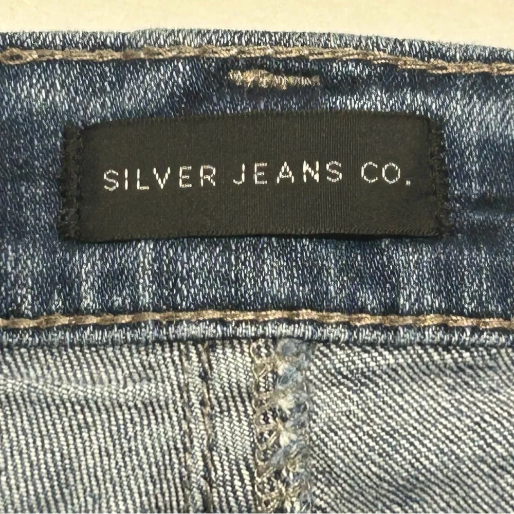 Silver 38/30 Men’s Jeans Blue Straight-Leg Denim - Picture 5 of 12
